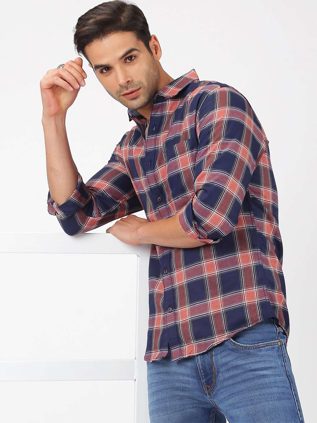 Shop Men Check Shirt Online.