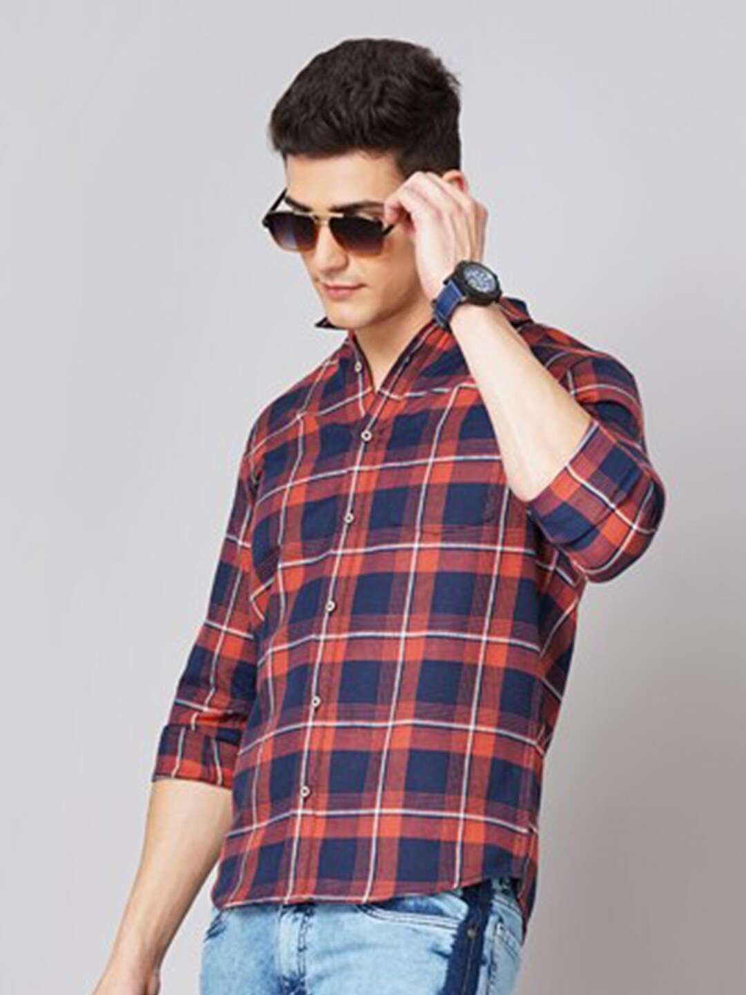 Shop Men Check Shirt Online.