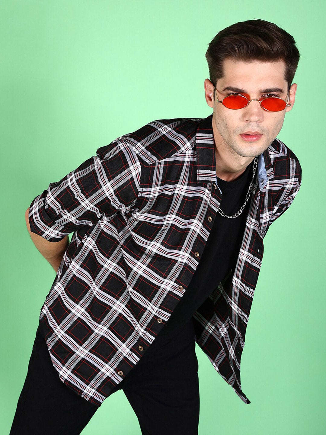 Shop Men Checkered Shirt Online.