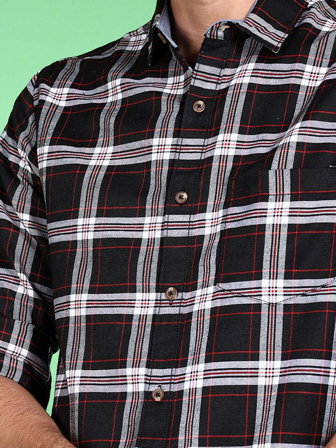 Shop Men Checkered Shirt Online.