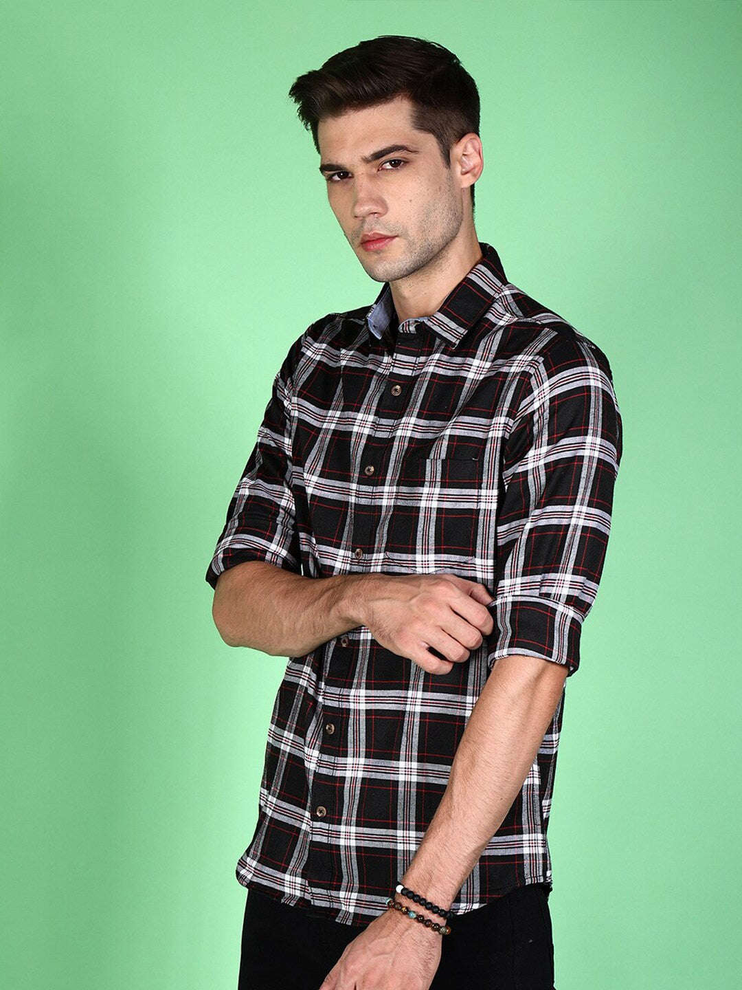 Shop Men Checkered Shirt Online.