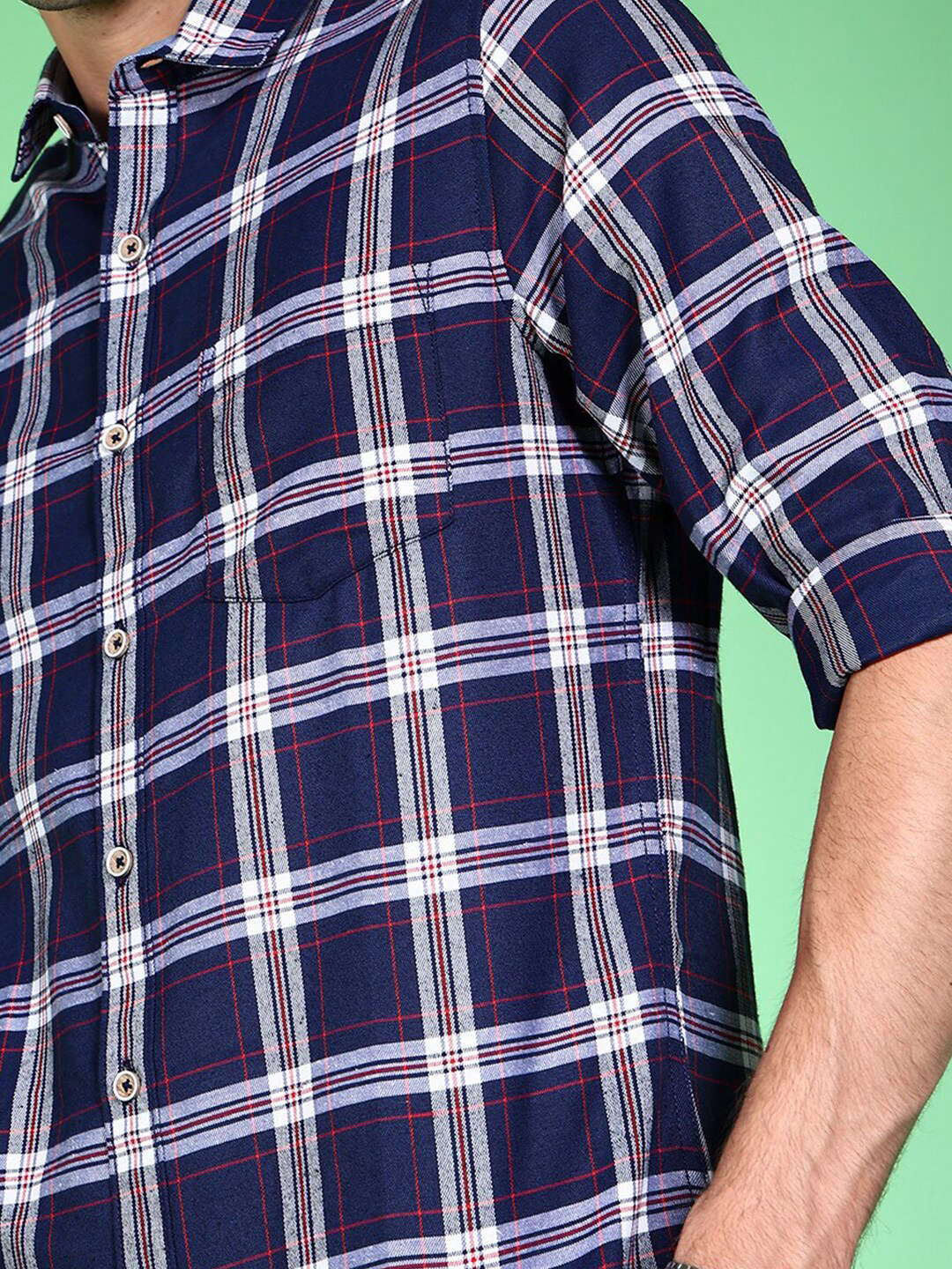 Shop Men Checkered Shirt Online.