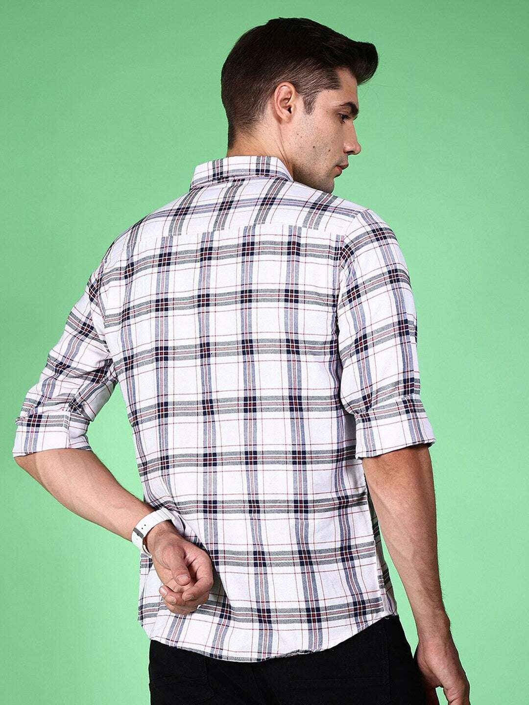 Shop Men Checkered Shirt Online.