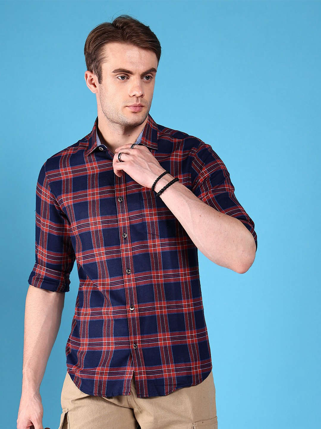 Shop Men Checkered Shirt Online.