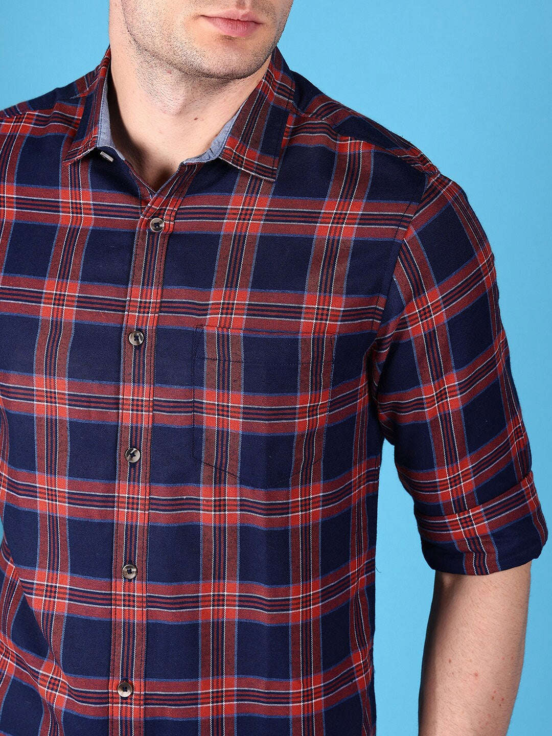 Shop Men Checkered Shirt Online.