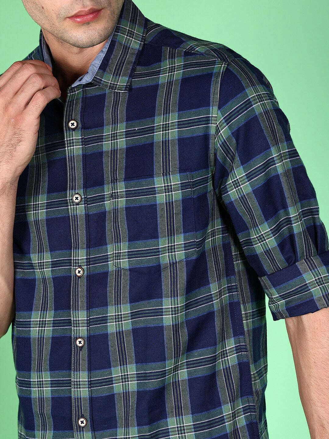 Shop Men Checkered Shirt Online.