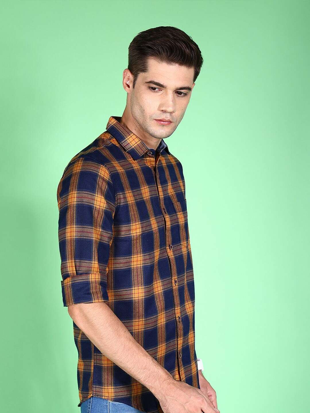 Shop Men Check Shirt Online.