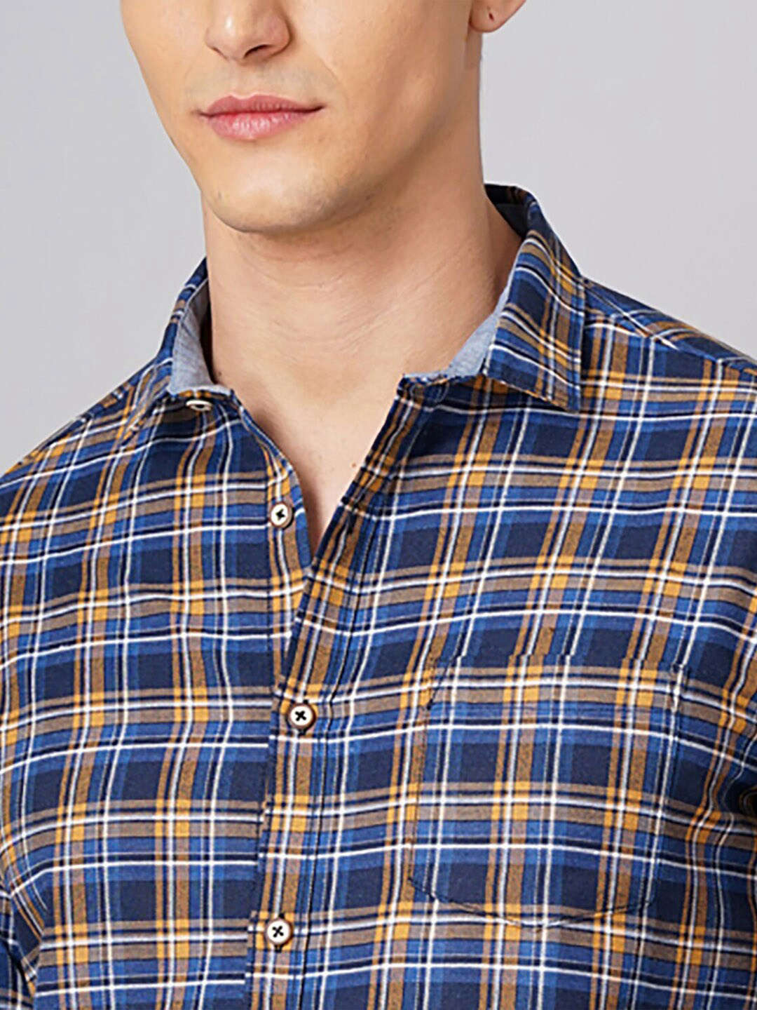 Shop Men Checkered Shirt Online.