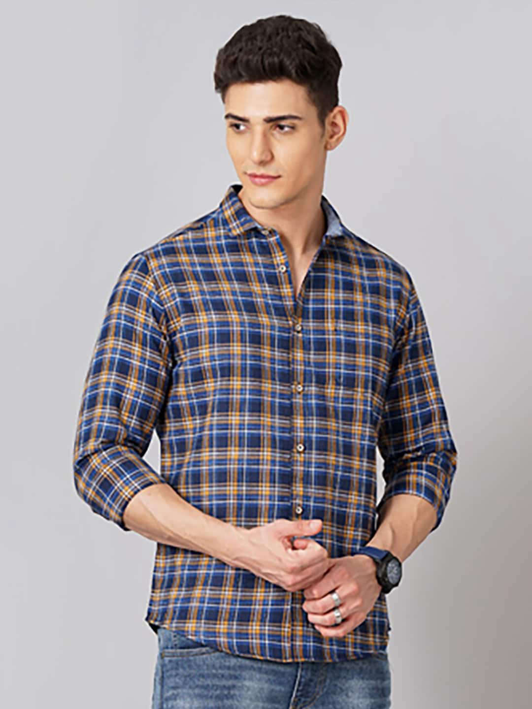 Shop Men Checkered Shirt Online.