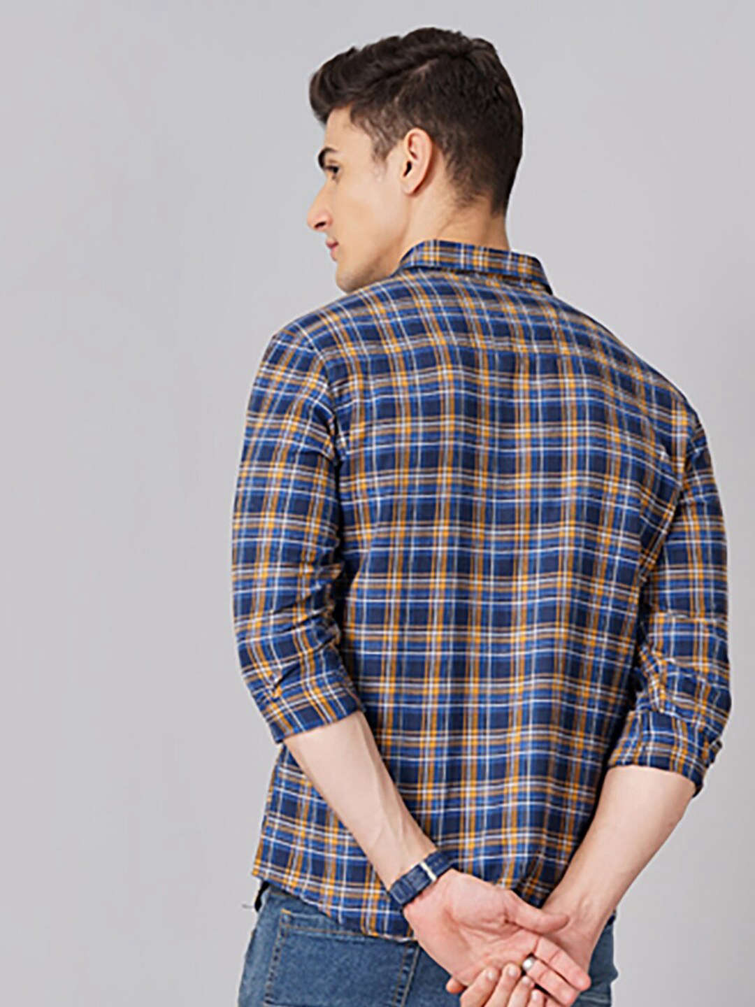 Shop Men Checkered Shirt Online.