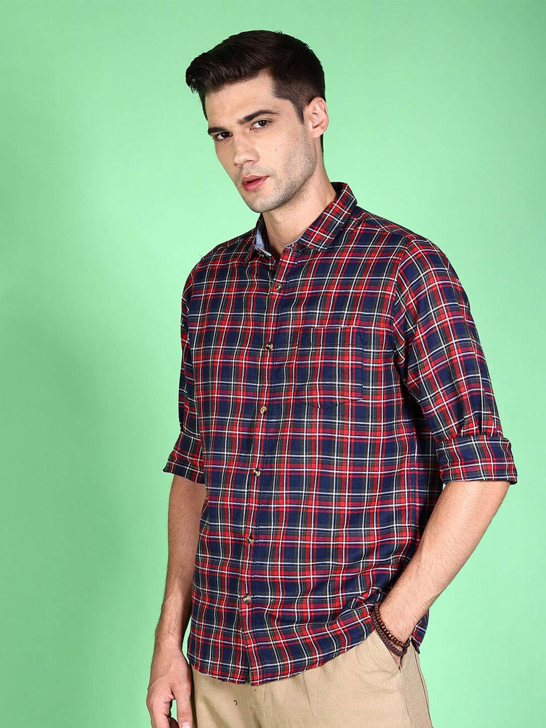 Shop Men Checkered Shirt Online.