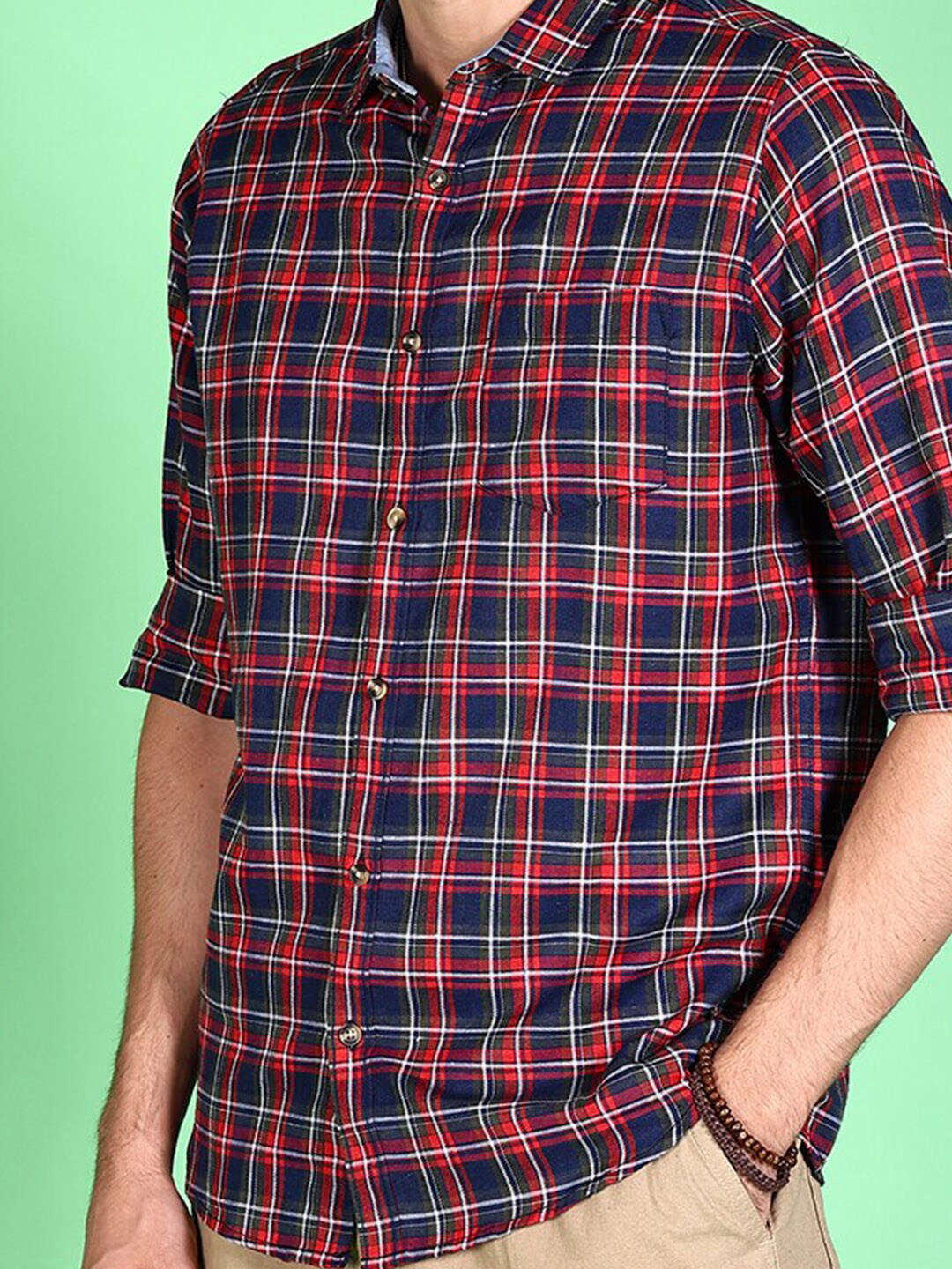 Shop Men Checkered Shirt Online.