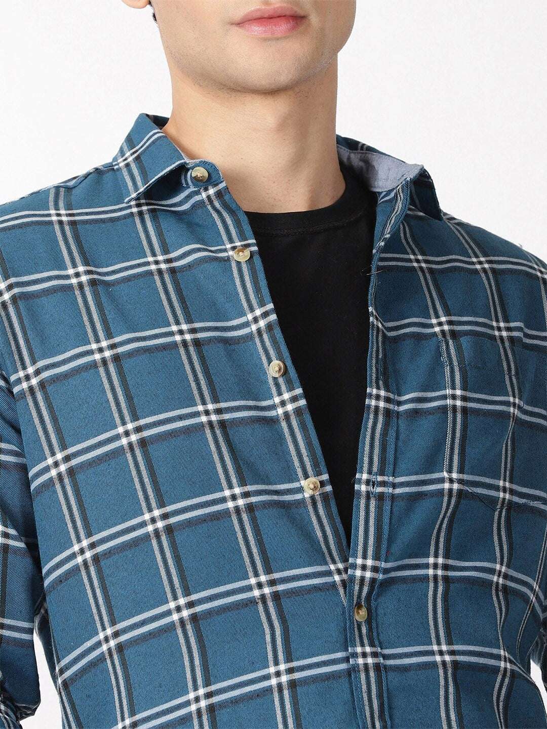 Shop Men Checked Shirt Online.