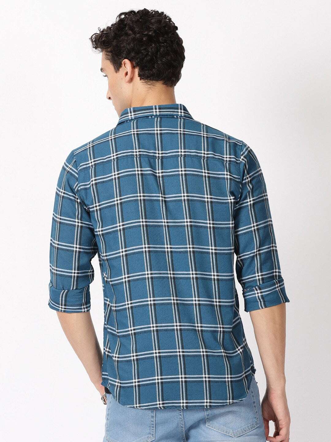 Shop Men Checked Shirt Online.