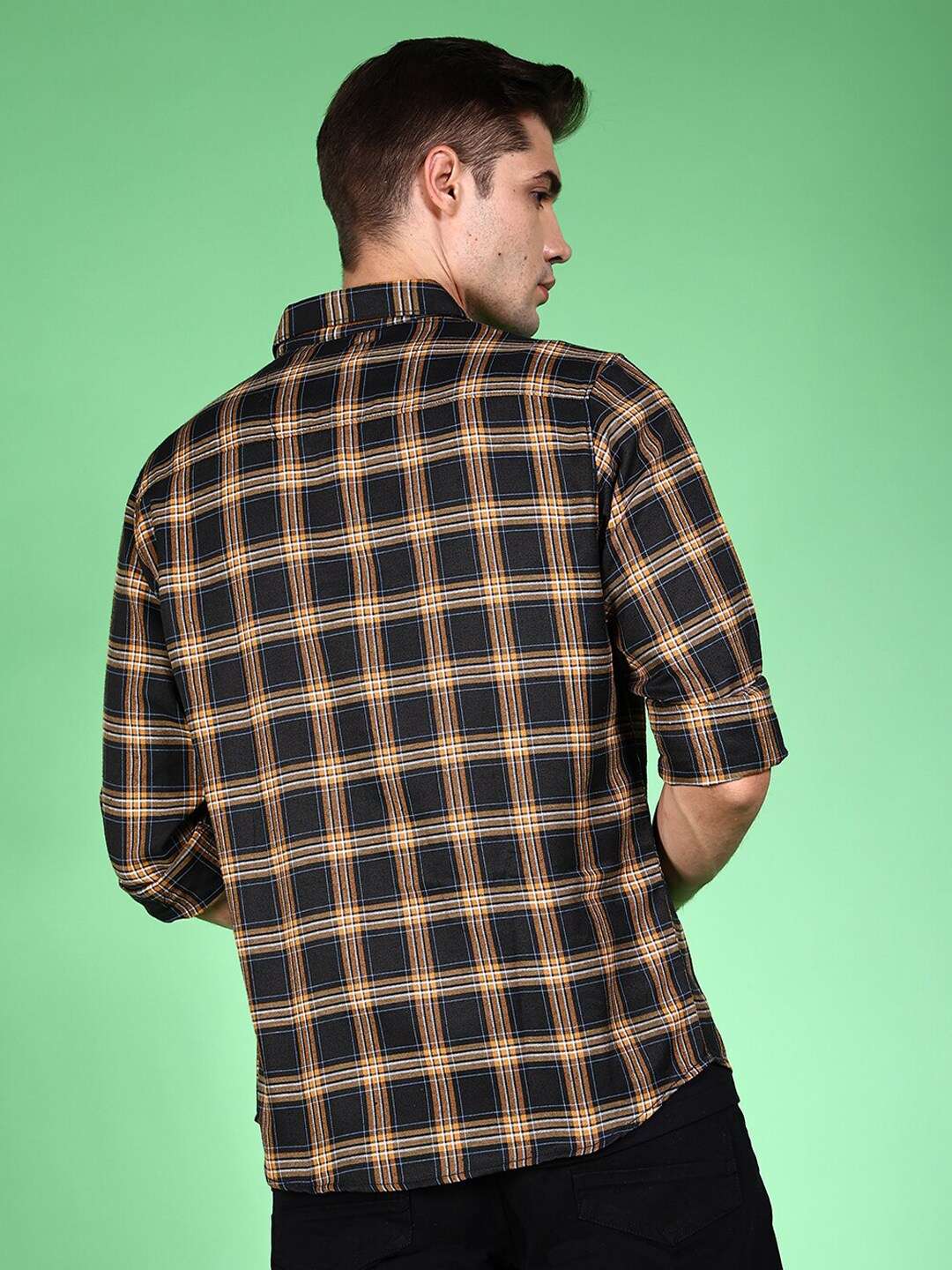 Shop Men Checked Shirt Online.