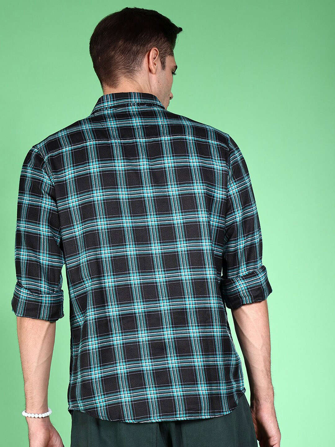 Shop Men Checked Shirt Online.