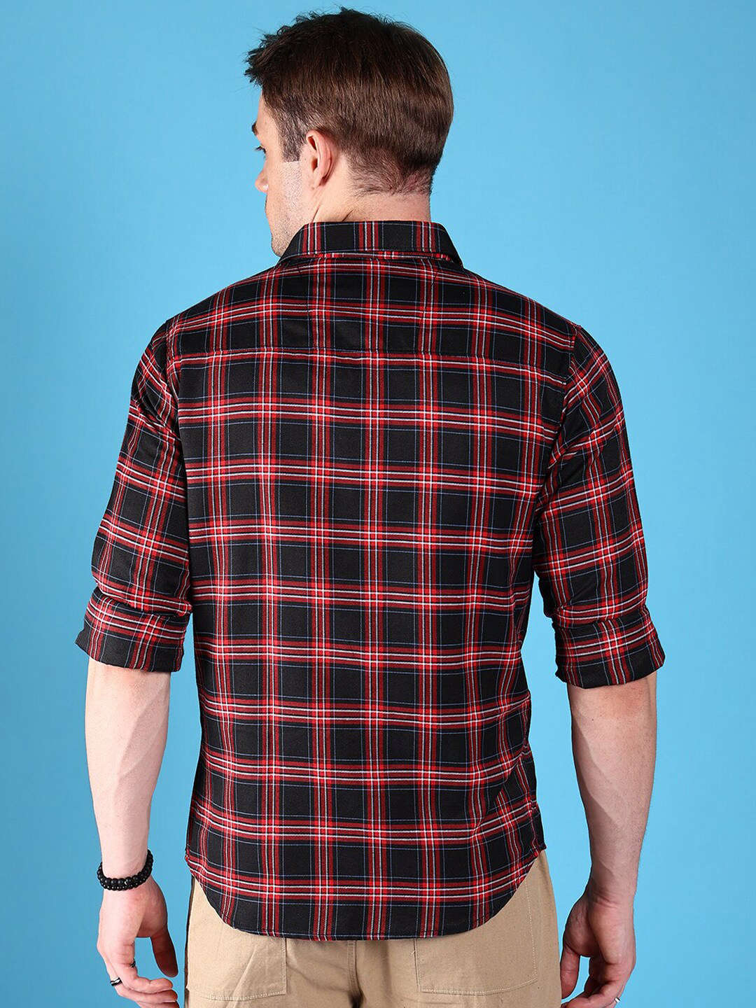 Shop Men Checked Shirt Online.