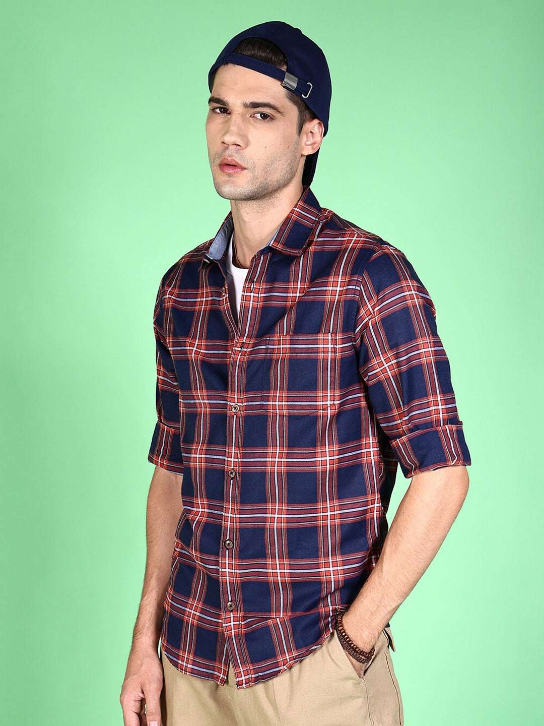 Shop Men Check Shirt Online.