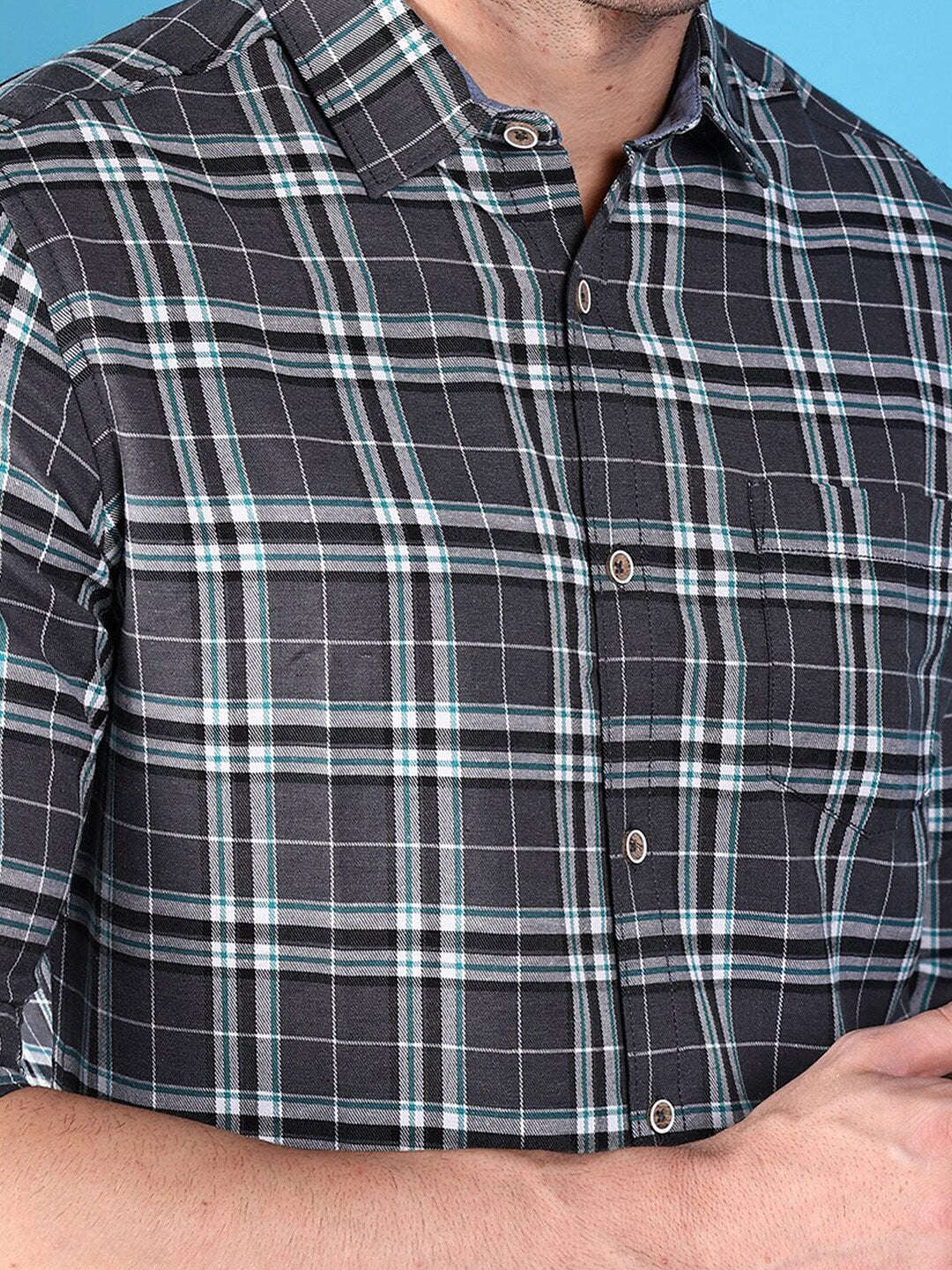 Shop Men Checkered Shirt Online.