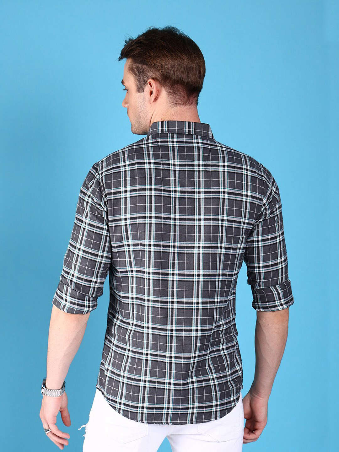 Shop Men Checkered Shirt Online.