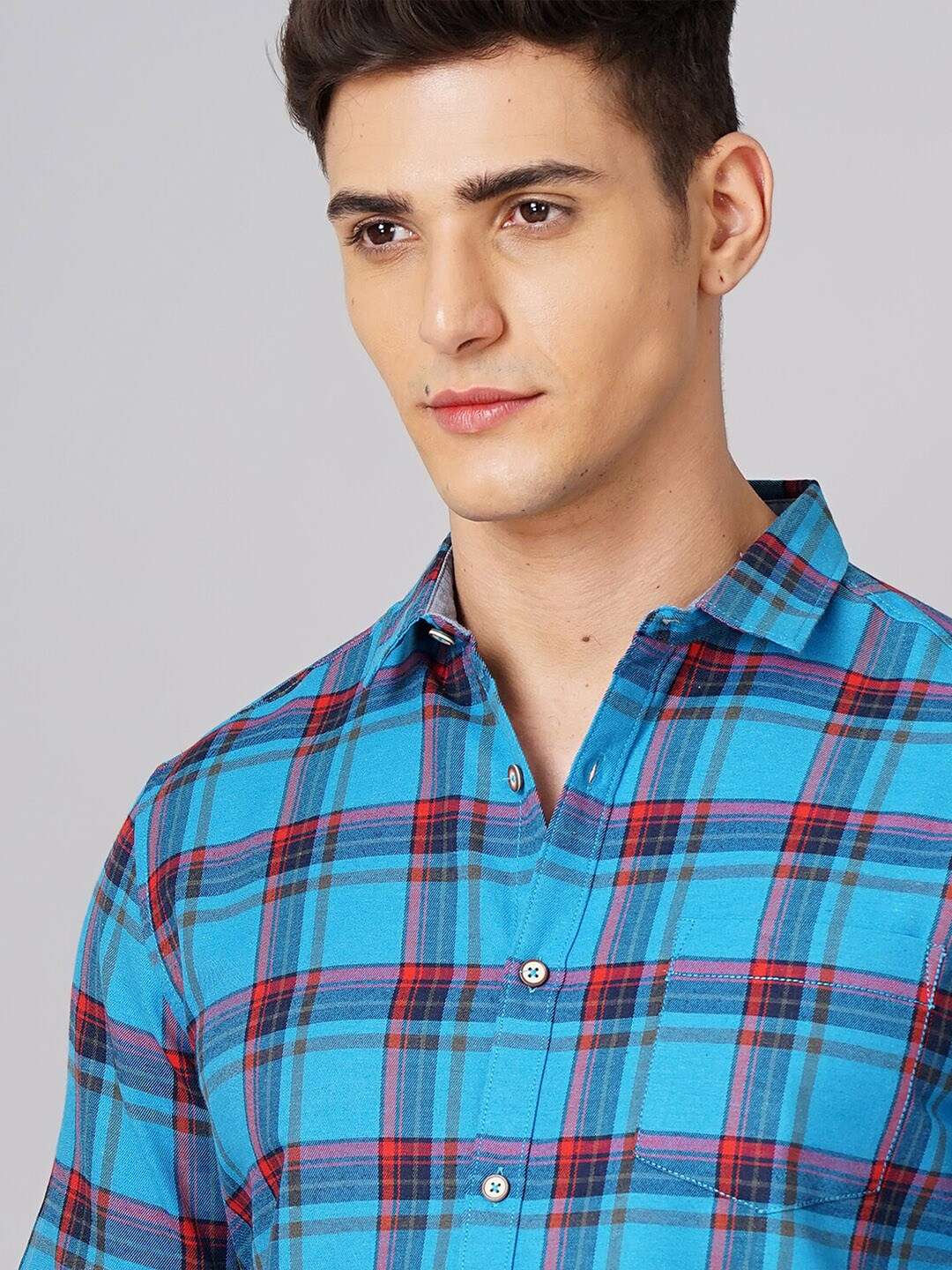 Shop Men Check Shirt Online.