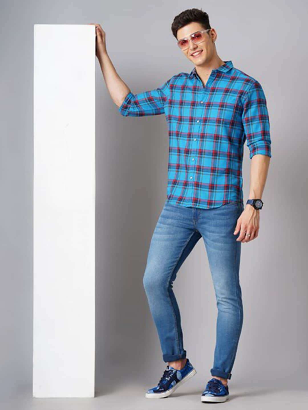 Shop Men Check Shirt Online.