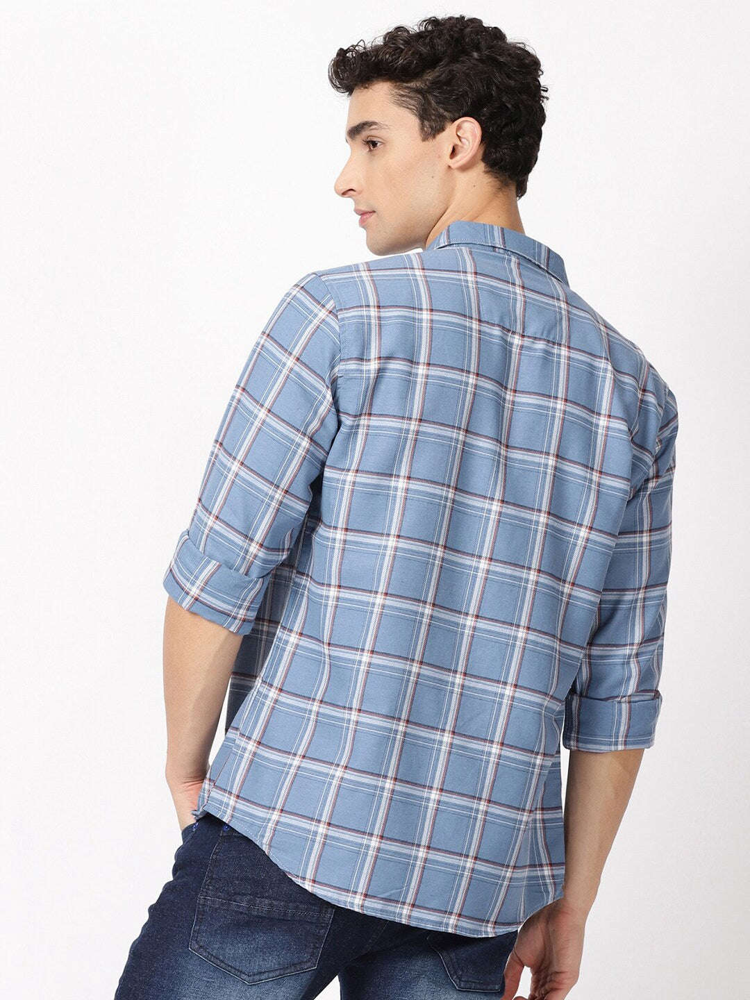 Shop Men Checked Shirt Online.