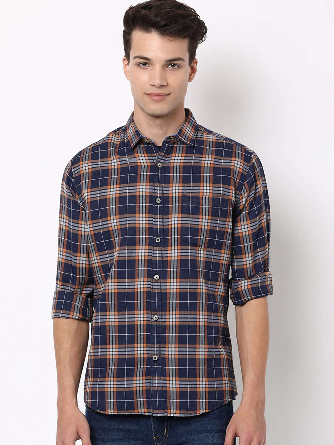 Shop Men Check Shirt Online.