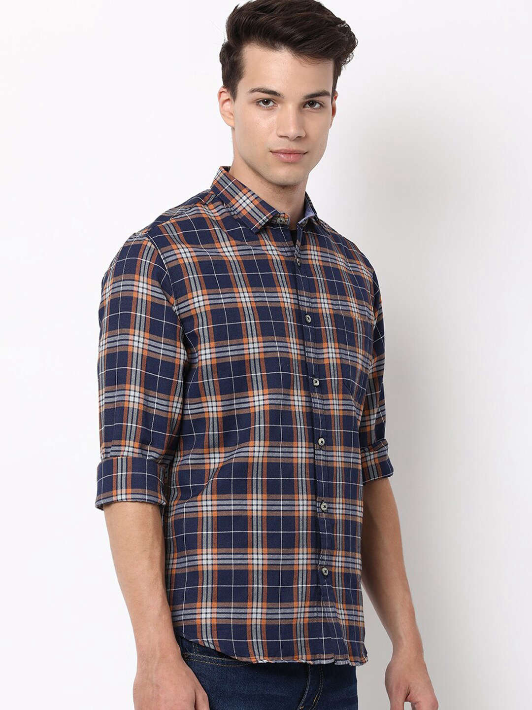 Shop Men Check Shirt Online.