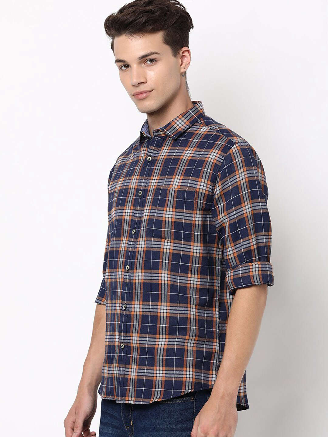 Shop Men Check Shirt Online.