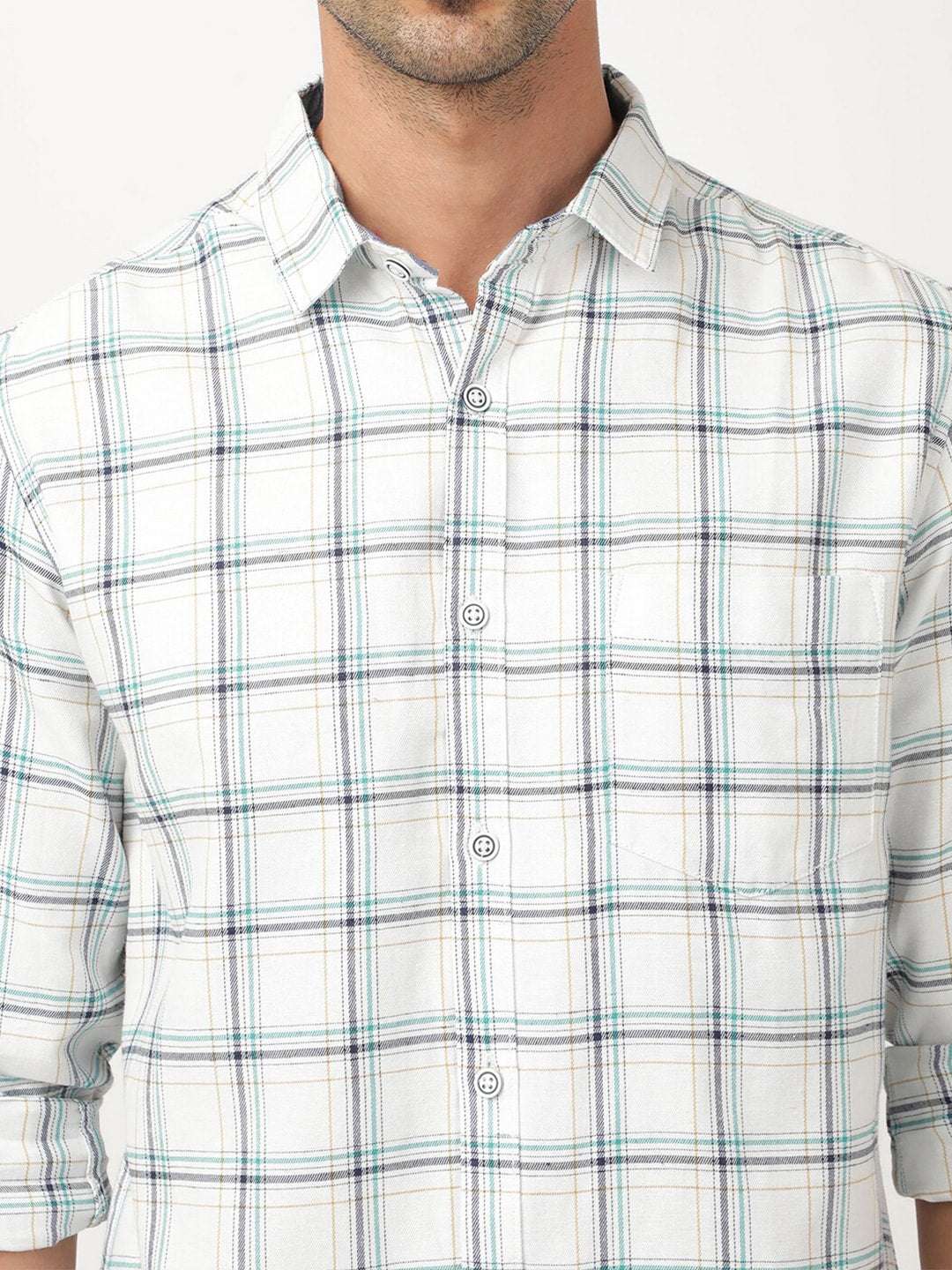 Shop Men Checked Shirt Online.