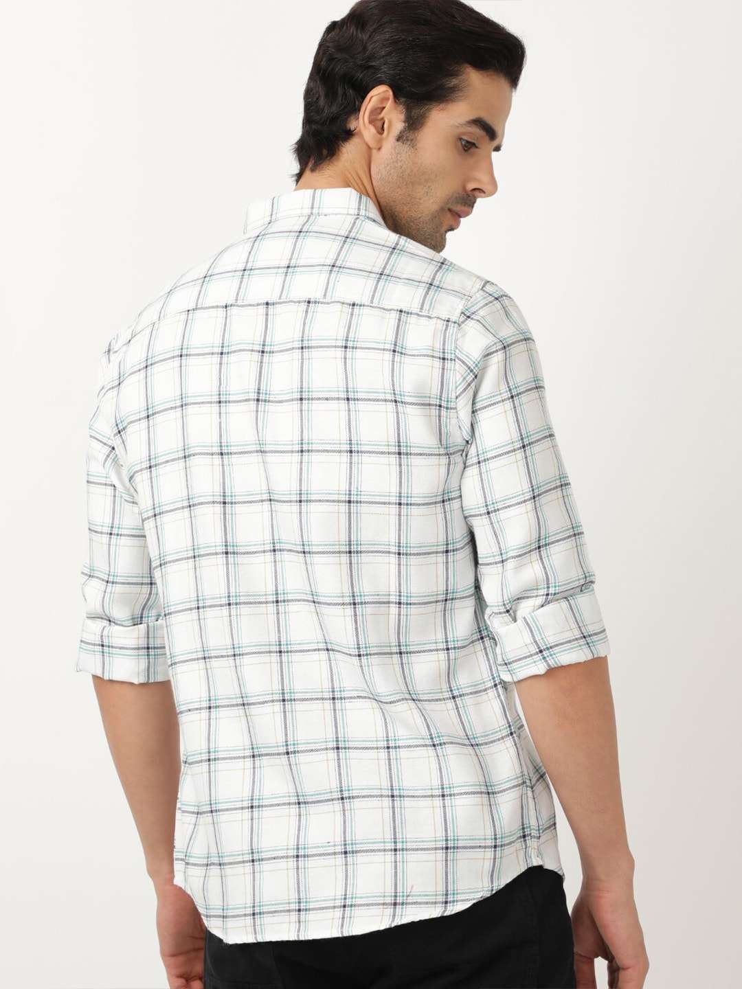 Shop Men Checked Shirt Online.