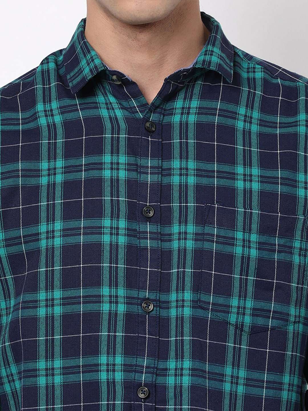 Shop Men Checked Shirt Online.