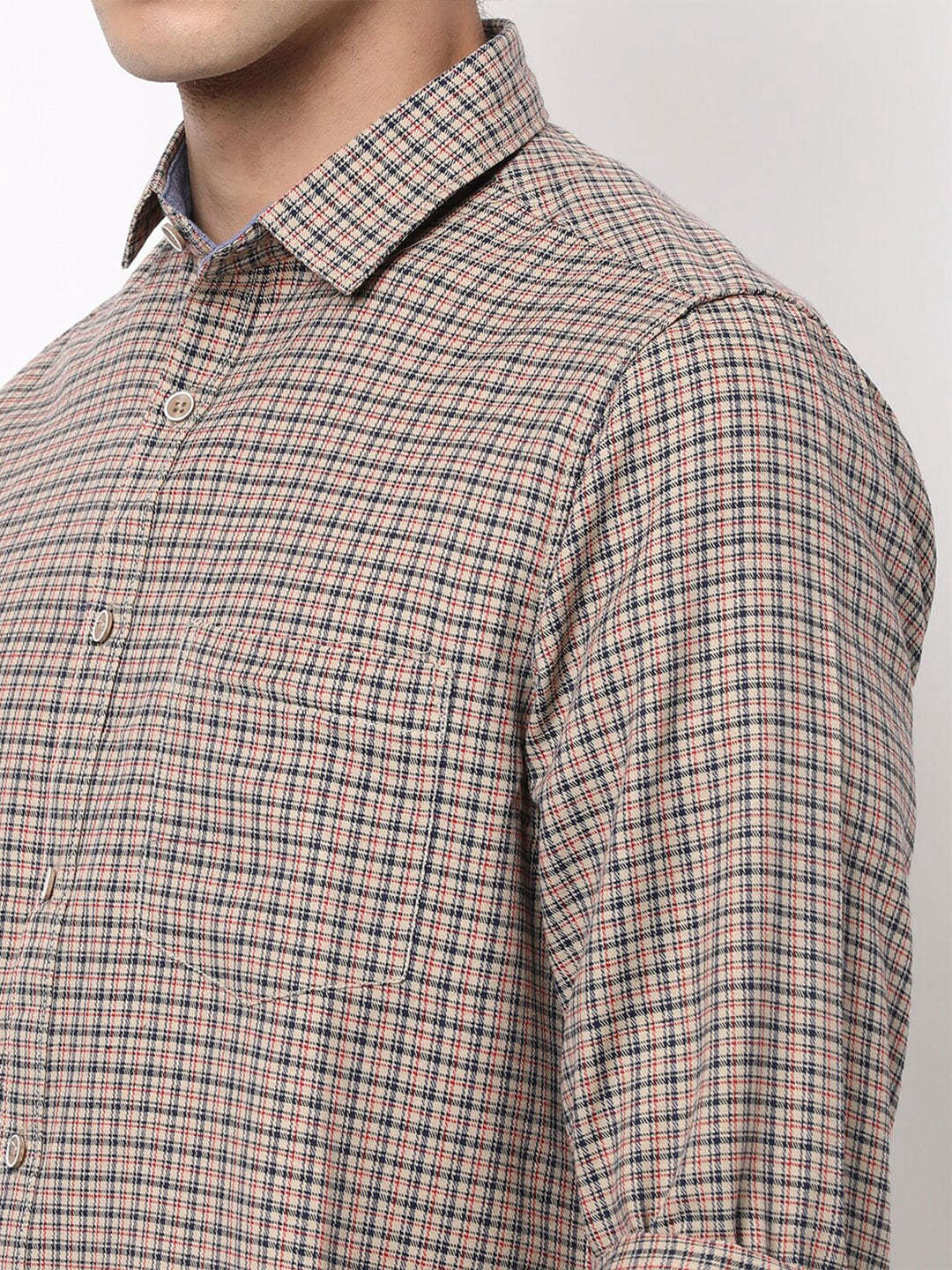 Shop Men Checked Shirt Online.