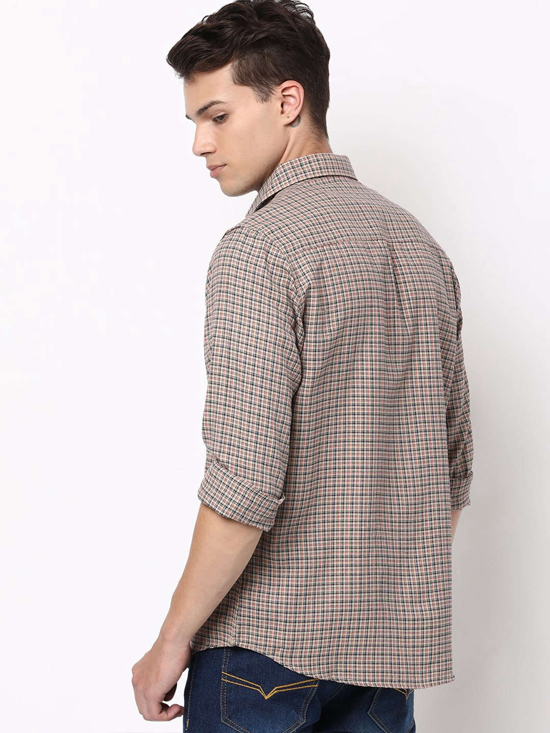 Shop Men Checked Shirt Online.