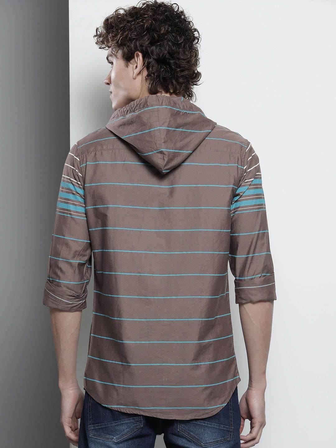 Shop Men Striped Casual Shirt Online.