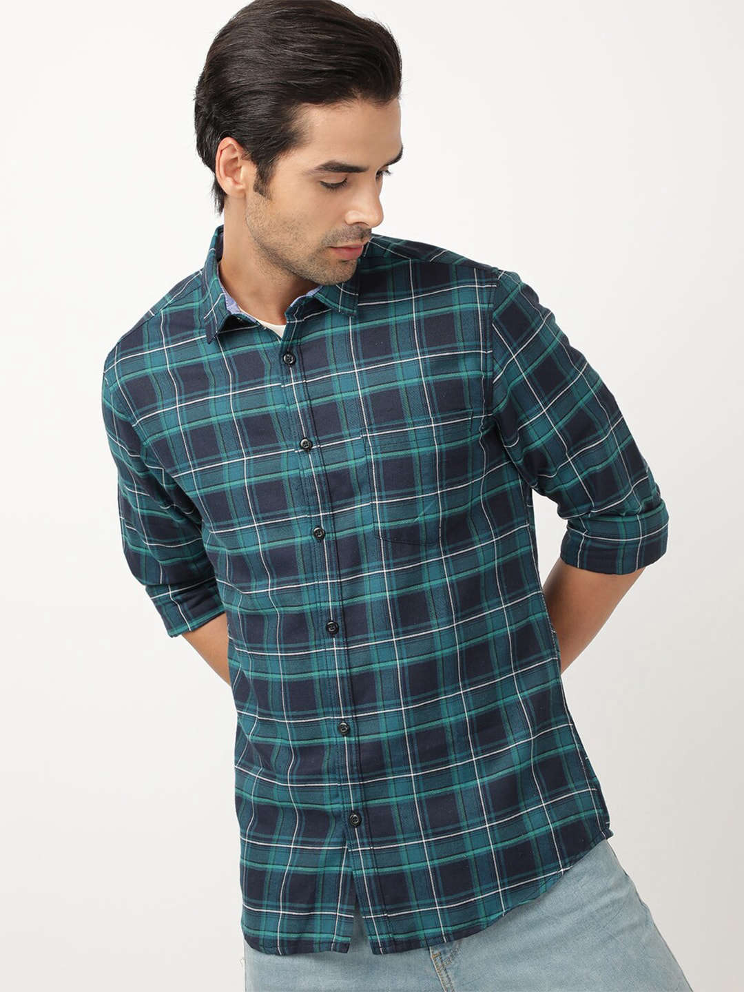 Shop Men Checkered Shirt Online.