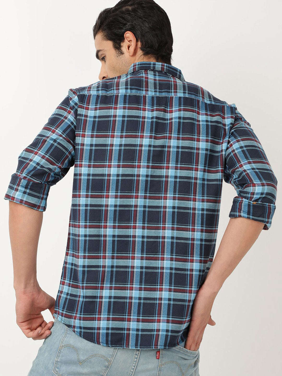 Shop Men Checkered Shirt Online.