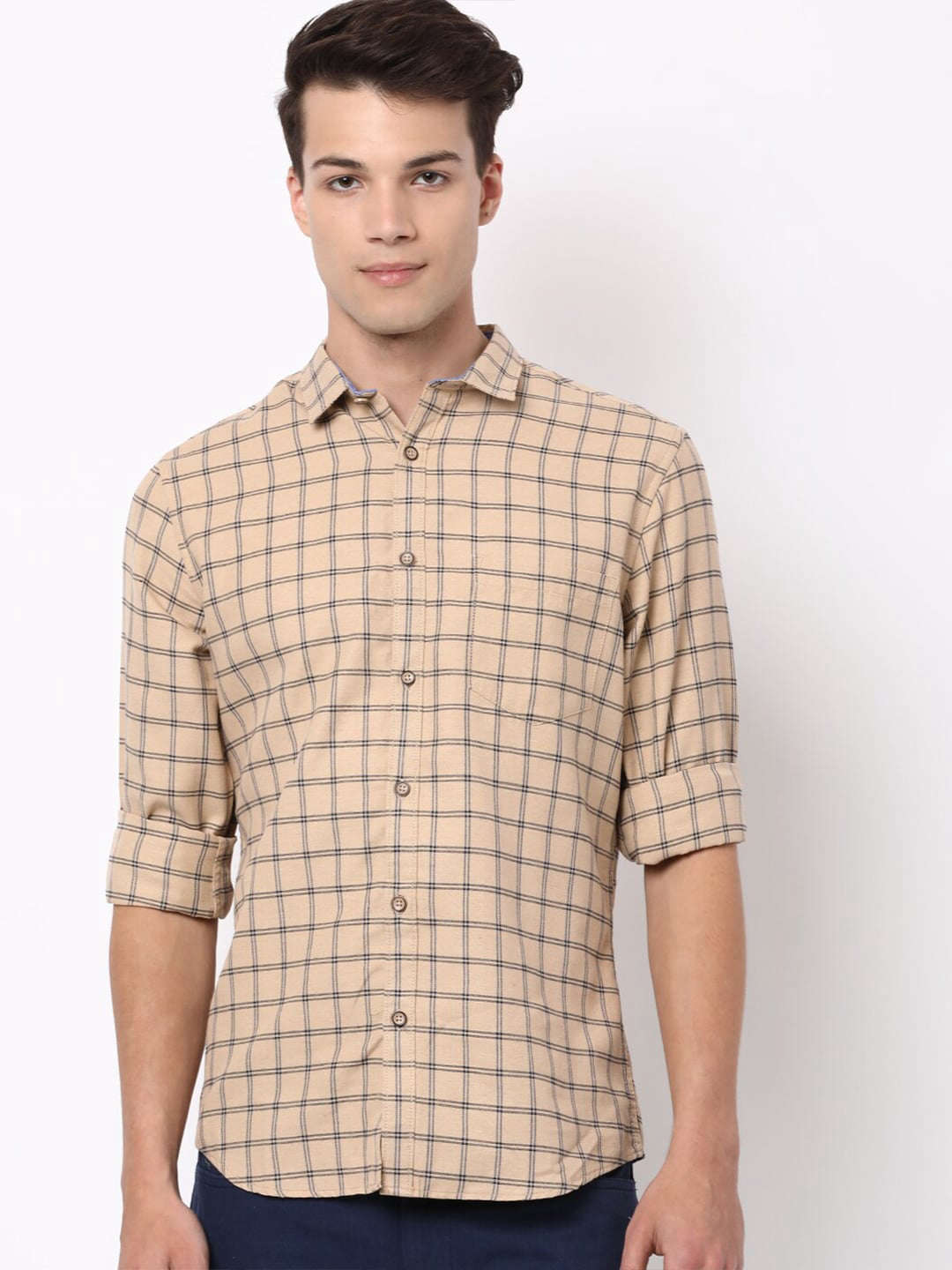 Shop Men Checkered Shirt Online.