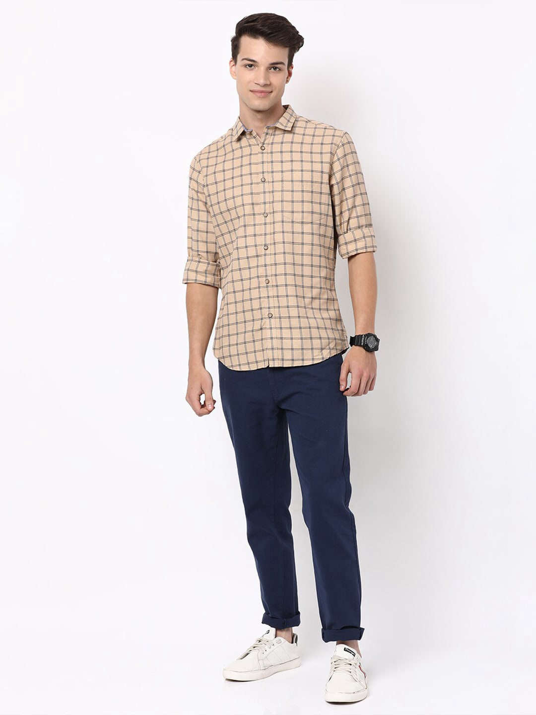 Shop Men Checkered Shirt Online.