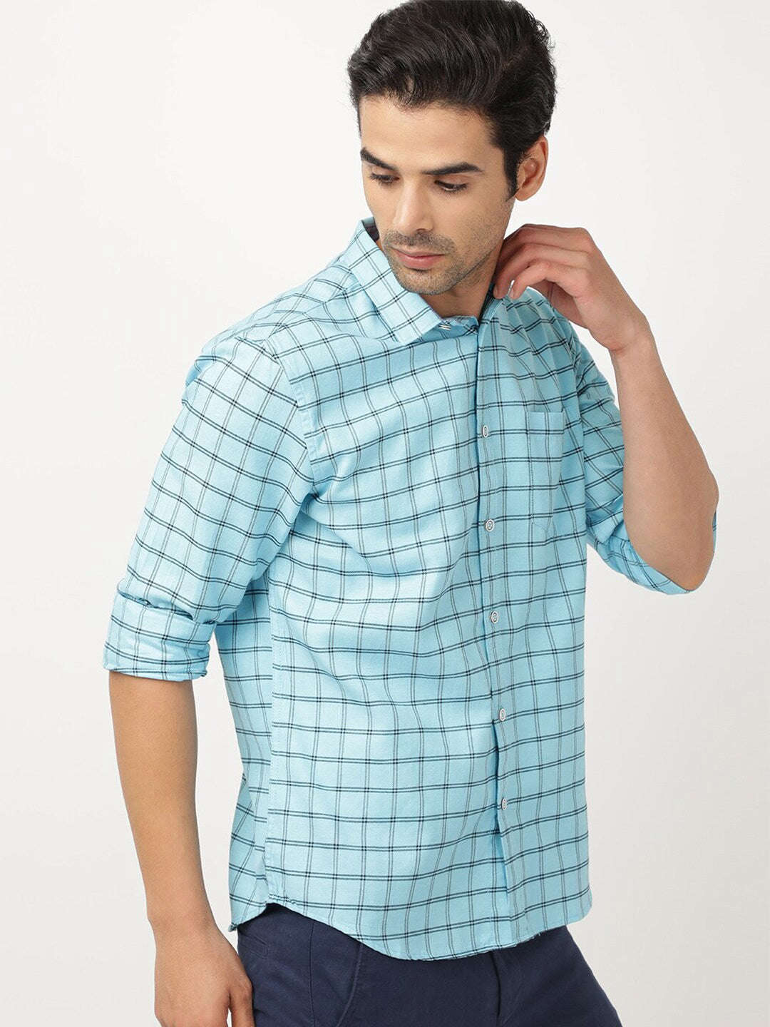 Shop Men Checkered Shirt Online.