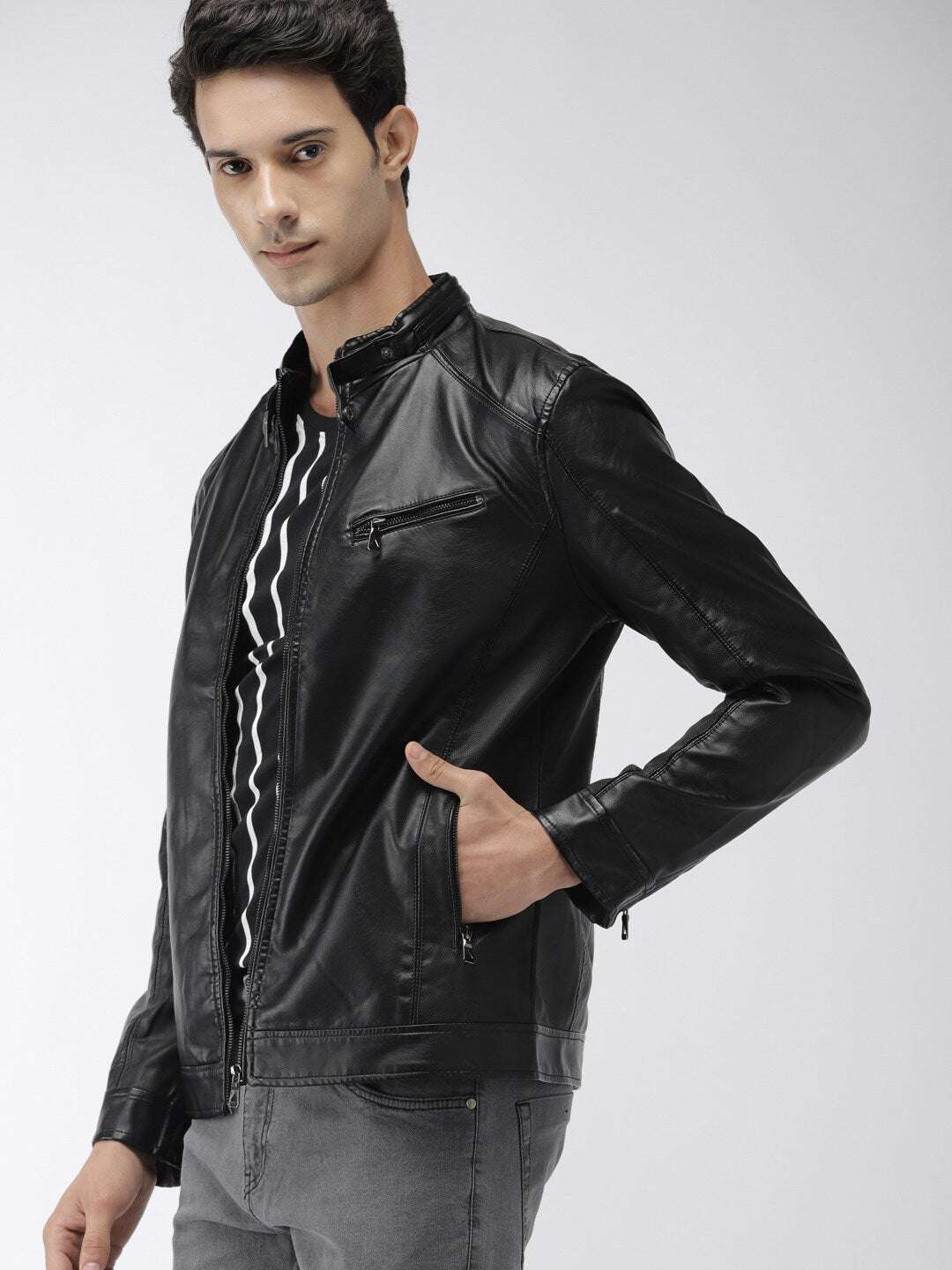 Shop Men Biker Jacket Online.