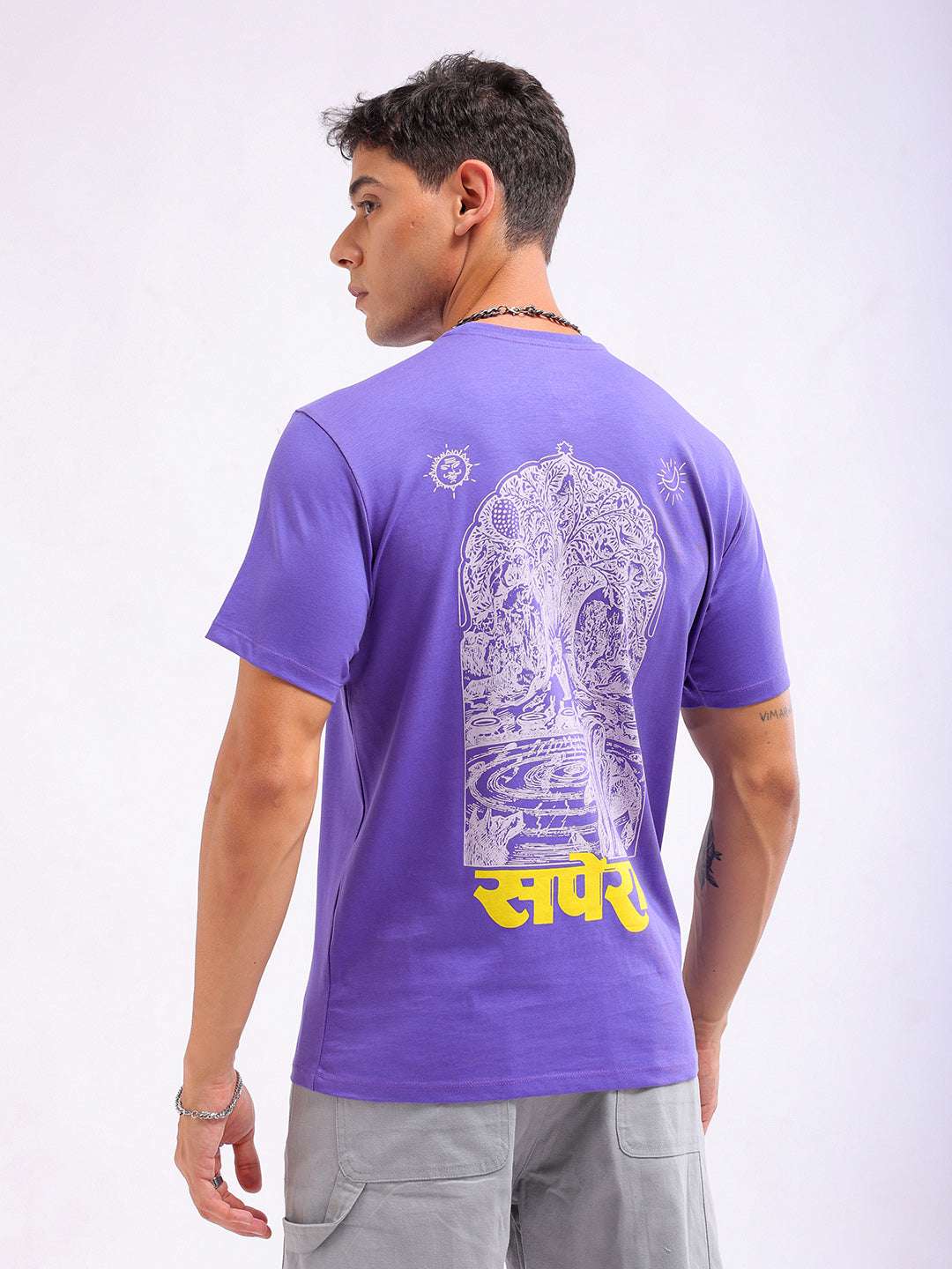 Shop Men Placement Printed T-Shirt Online.