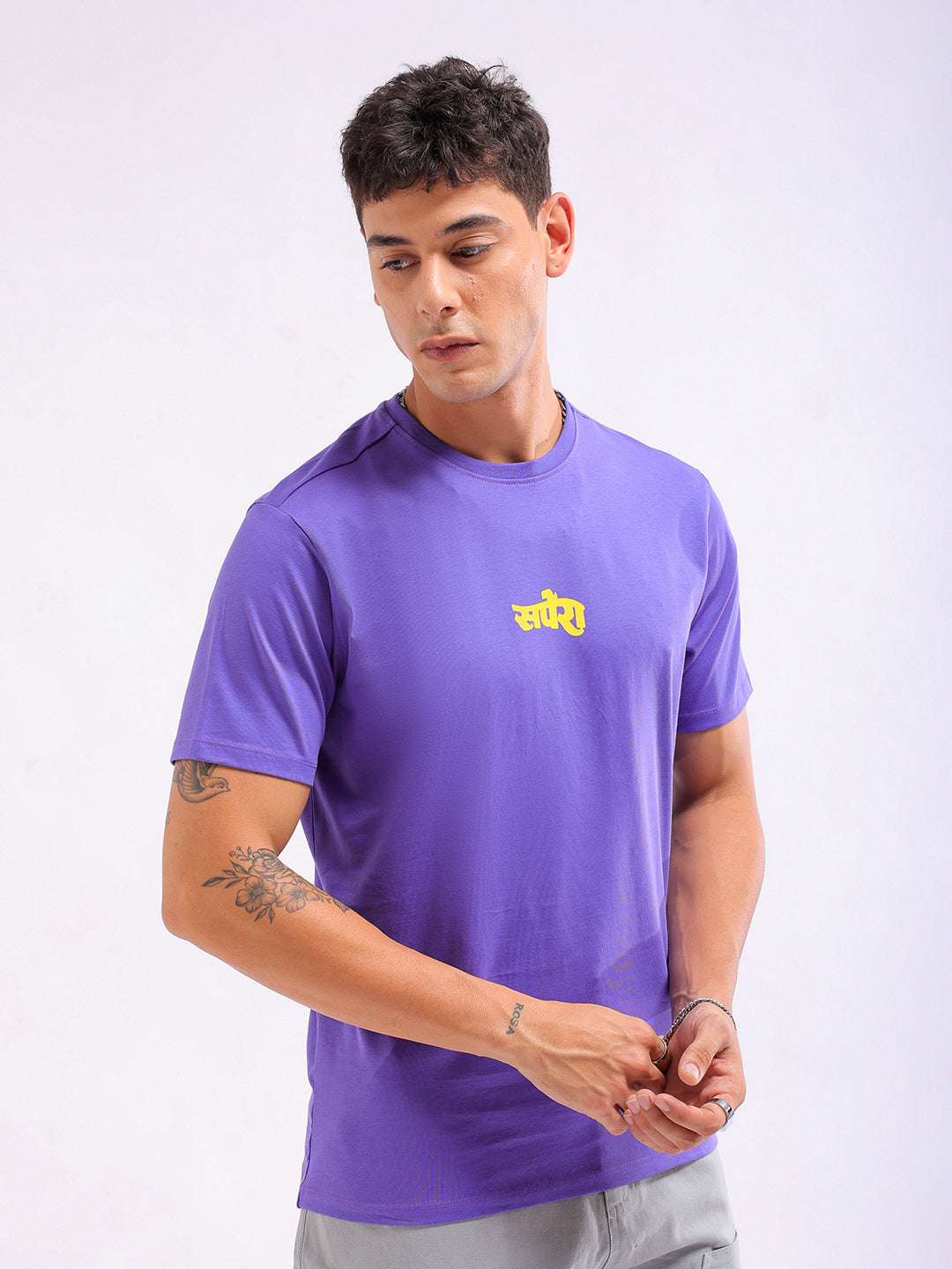 Shop Men Placement Printed T-Shirt Online.