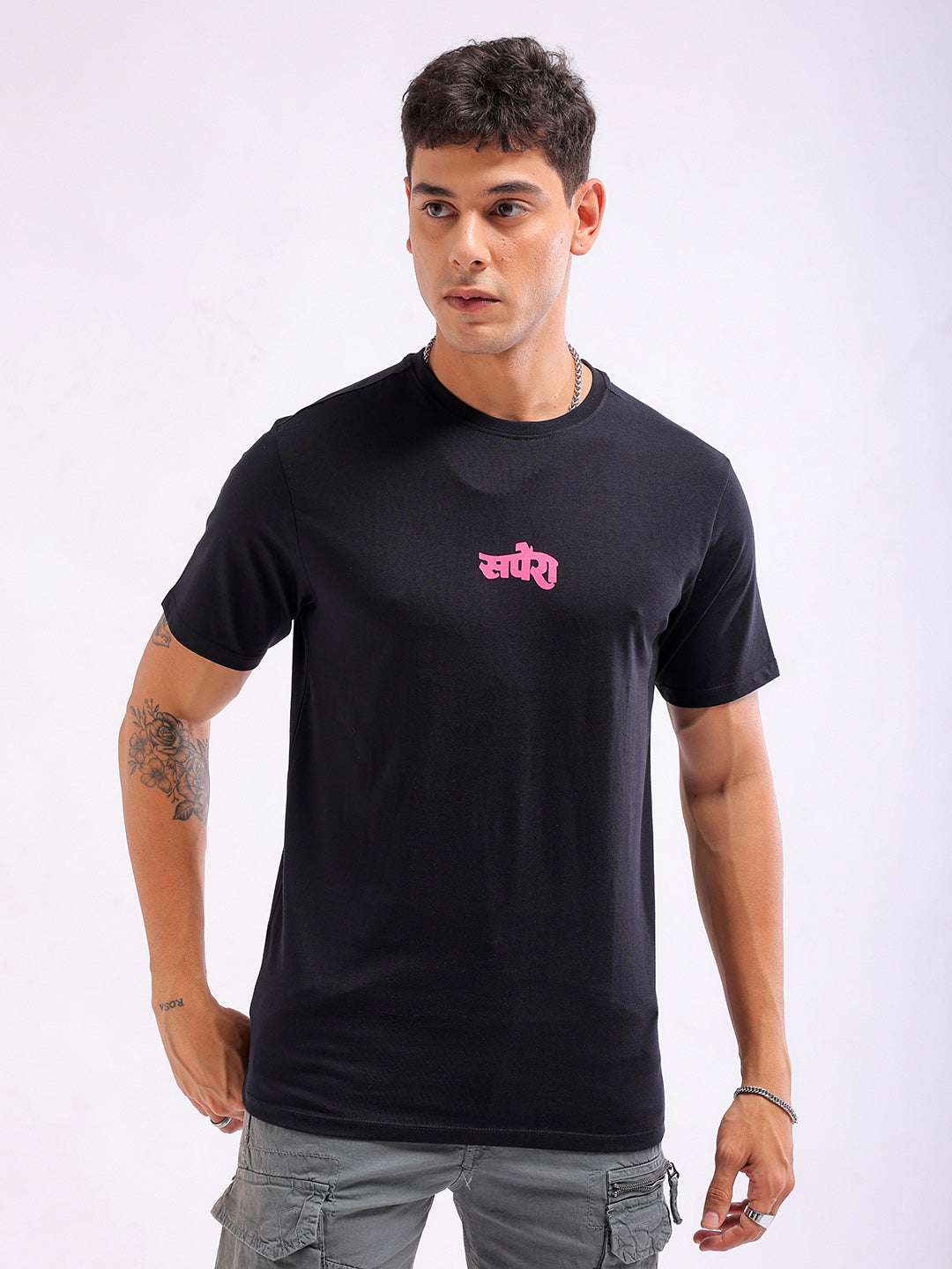 Shop Men Placement Printed T-Shirt Online.