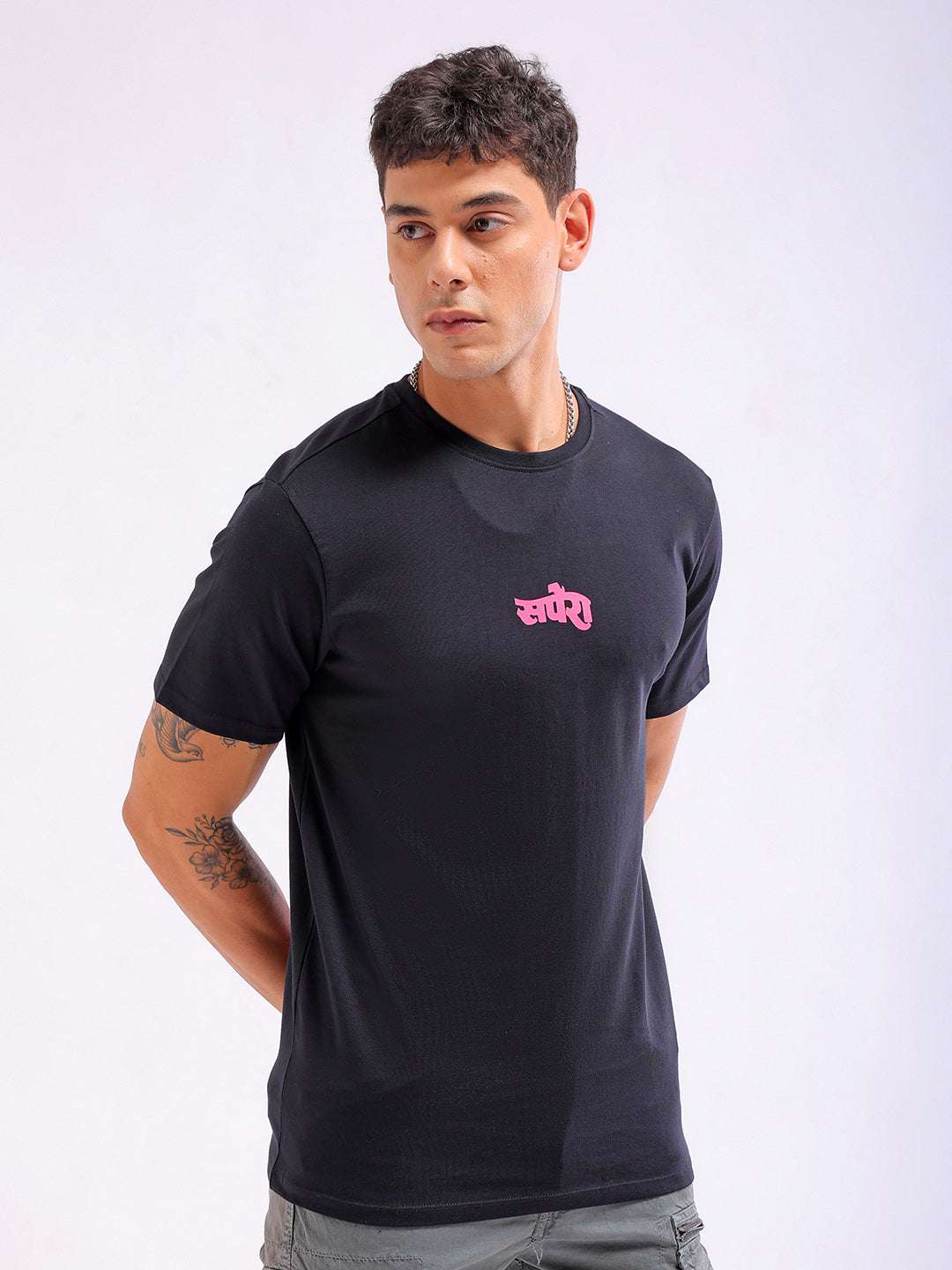 Shop Men Placement Printed T-Shirt Online.