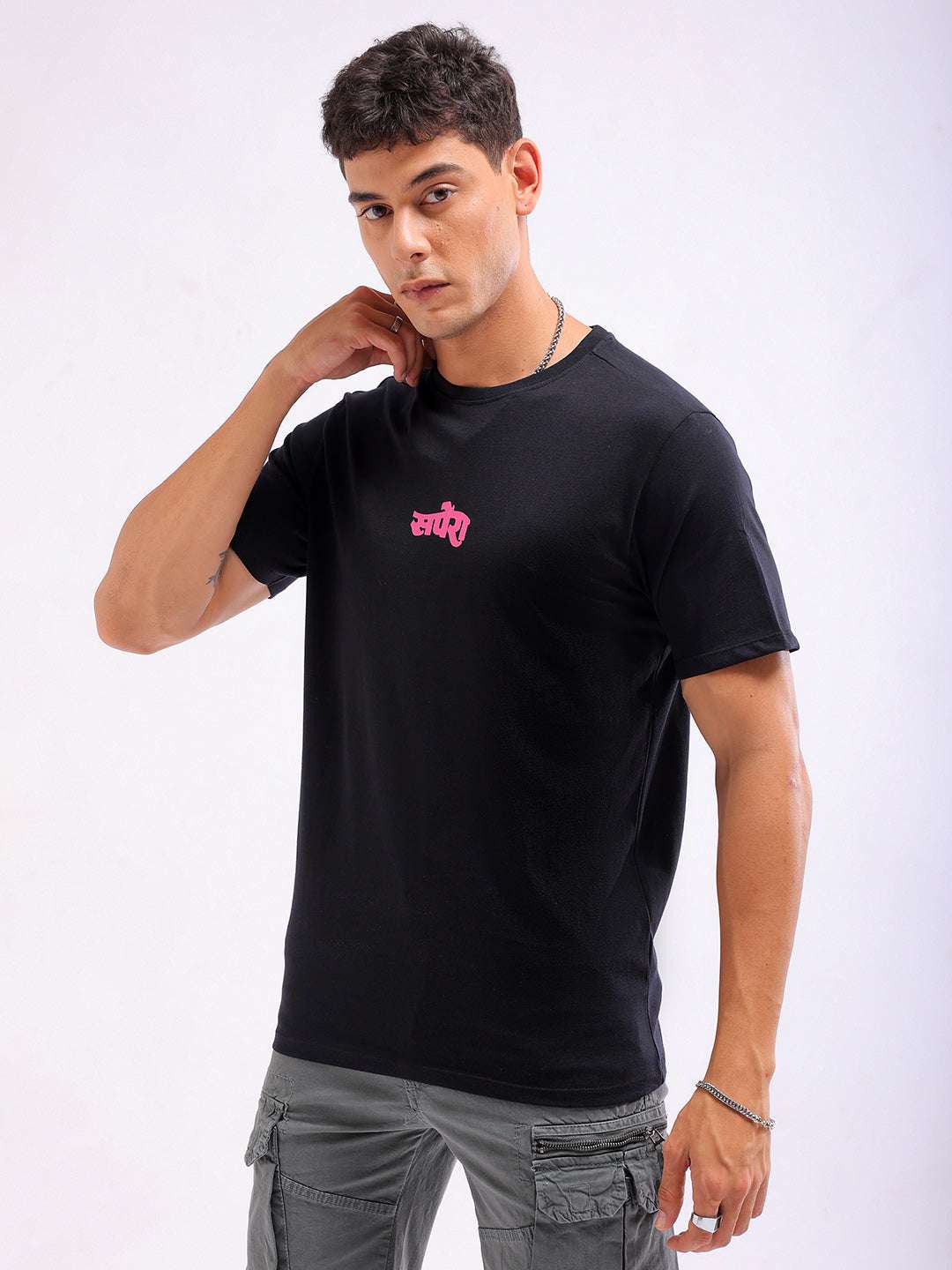 Shop Men Placement Printed T-Shirt Online.