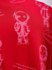 Shop Men Red Oversized Fit Printed T-Shirt Online.