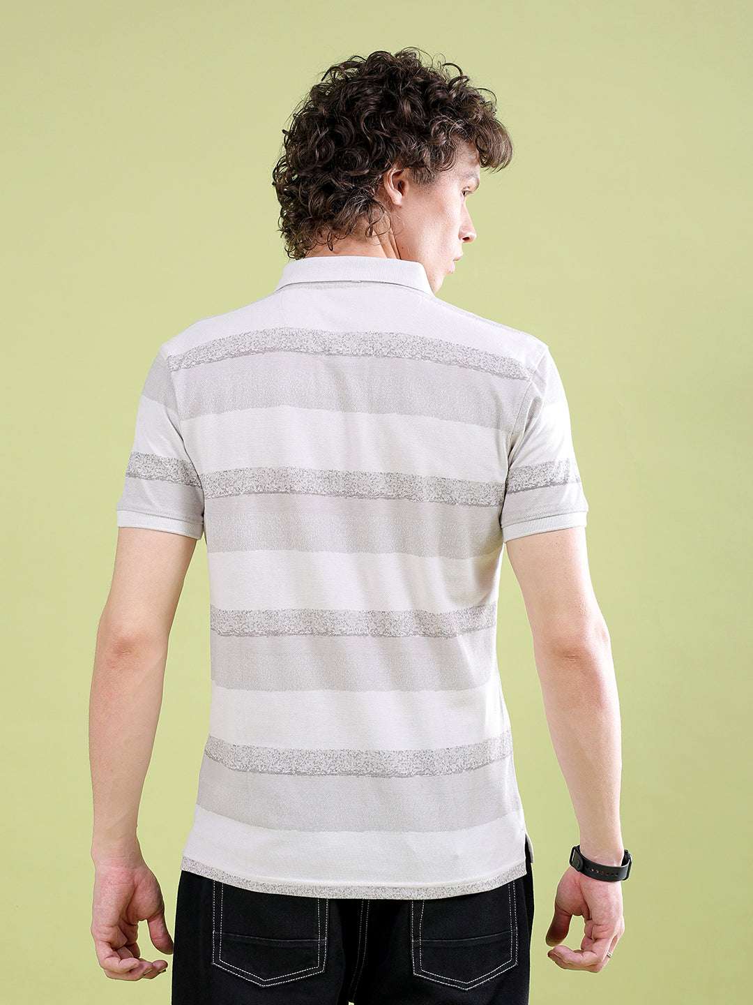 Shop Men Striped T-Shirt Online.