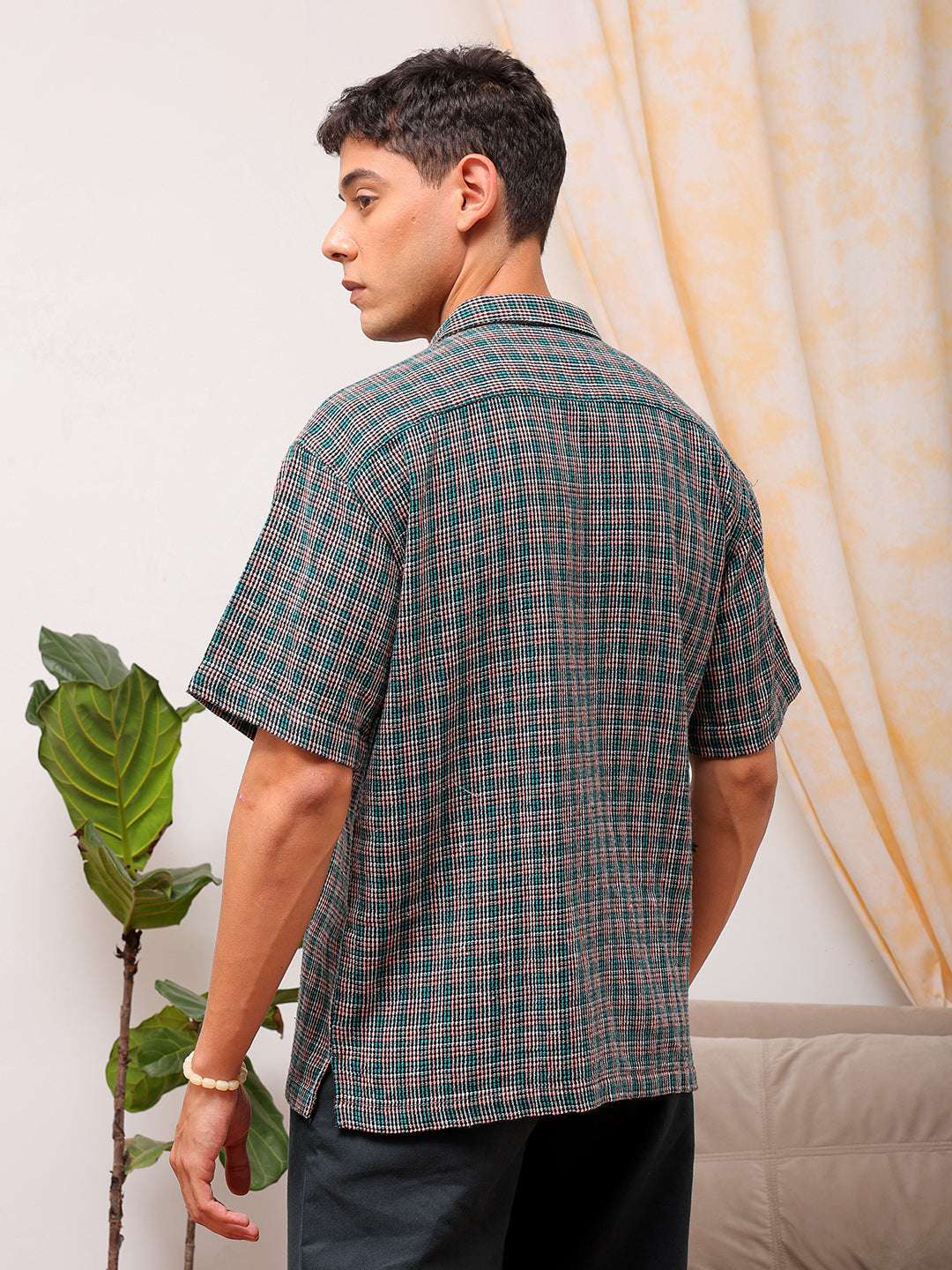 Shop Men Checked Shirt Online.